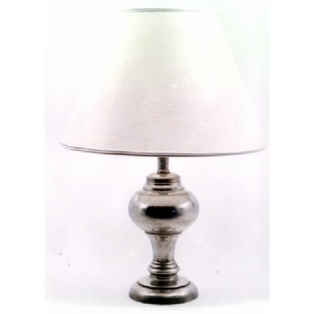 Pewter electric lamp