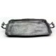 Pewter tray with handles