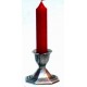 Pewter octagonal candle holder