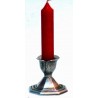 Pewter octagonal candle holder