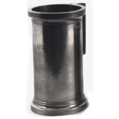 Pewter normalised measuring jug "Liter"