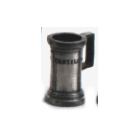 Pewter normalised measuring jug "Double Centiliter"