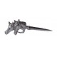 Pewter letter opener with horse decor