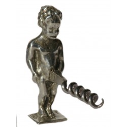 "Mannelen pis" pewter cork screw