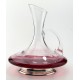 Decanter with pewter base