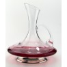 Decanter with pewter base