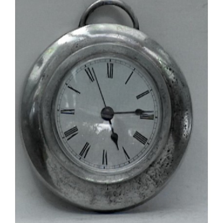 Pewter clock