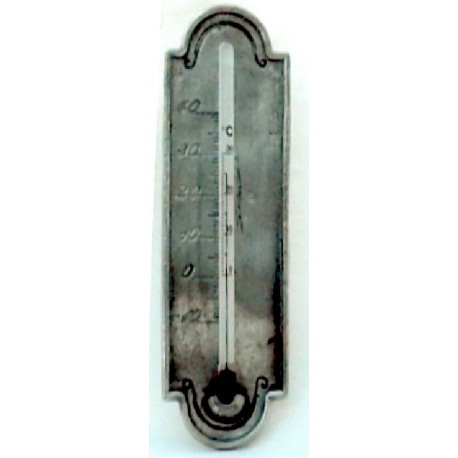 Pewter thermometer