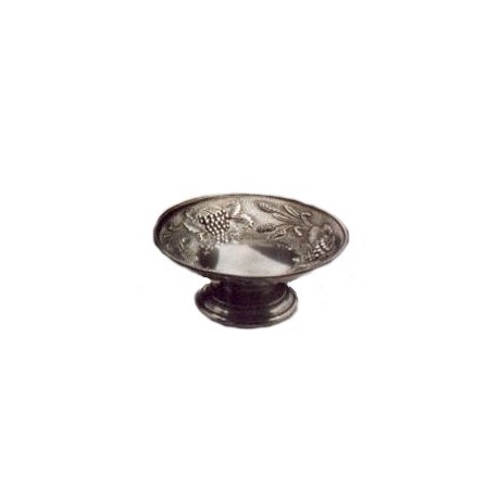 Medium pewter fruit bowl