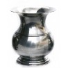 Small plain pewter vase