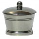 Pewter plain tooth box