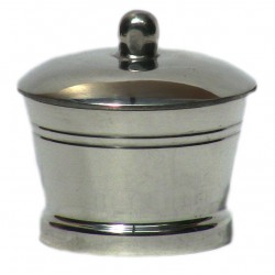 Pewter plain tooth box