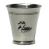 Pewter duck goblet