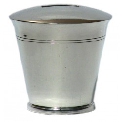 Pewter plain money box