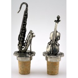 Set of 2 "music" wine corks