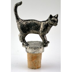 Standing cat wine cork