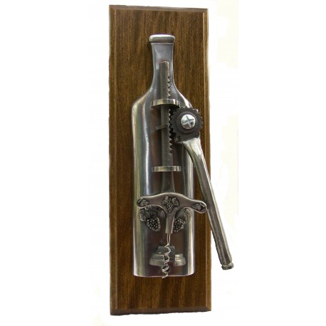 Wall cork screw "wine bottle"